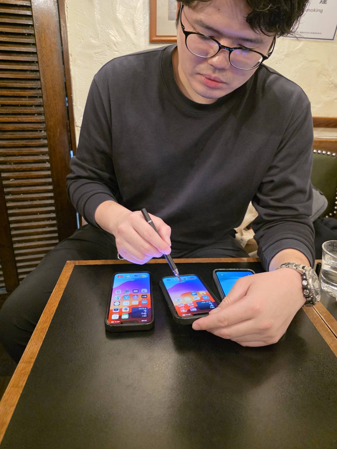 実際の作業風景